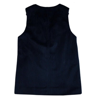 VAUVA Vauva Girls Smart Corduroy Vest - Blue clothing