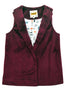 VAUVA Vauva Girls Smart Corduroy Vest - Red clothing