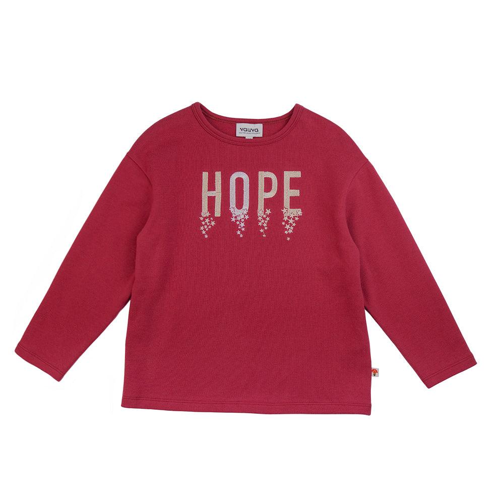 VAUVA Vauva Girls Hope Long Sleeves Tee - Red Fashion