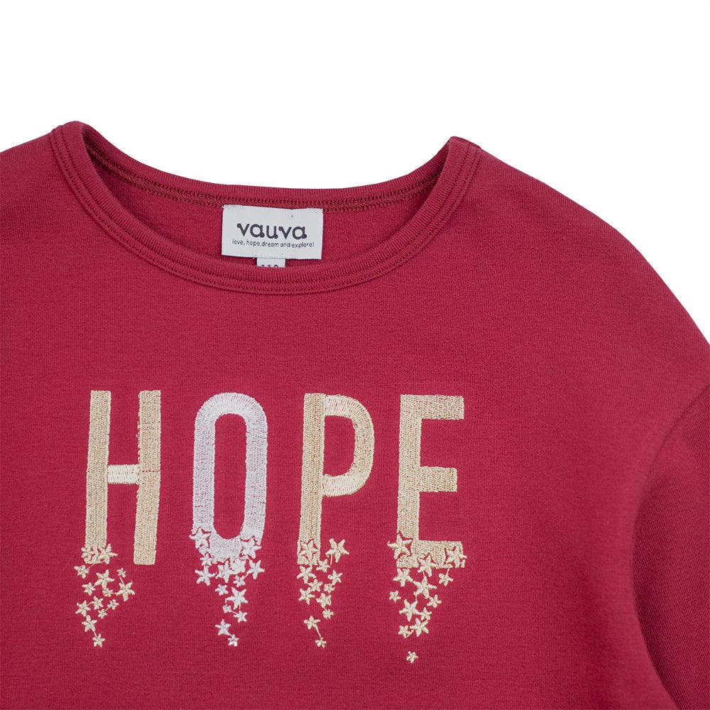 VAUVA Vauva Girls Hope Long Sleeves Tee - Red Fashion