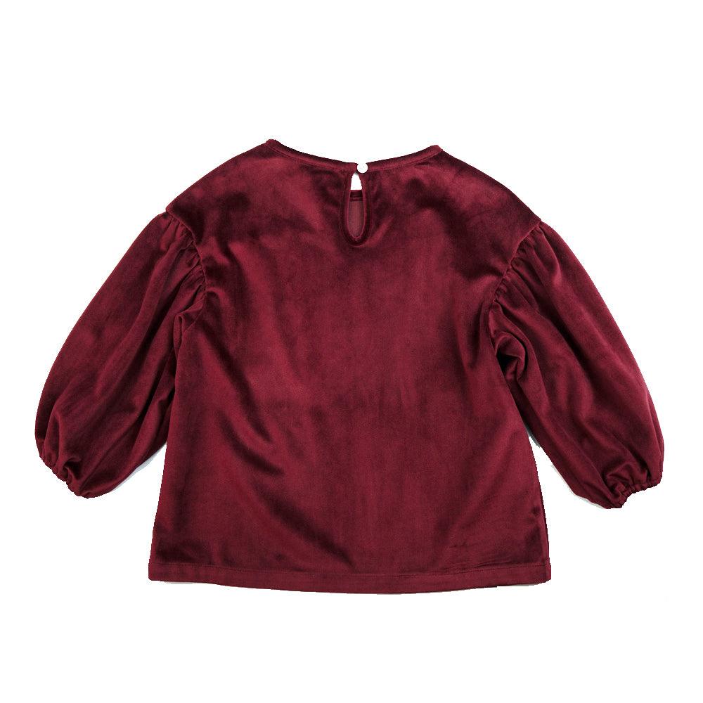 VAUVA Vauva Girls Winter Tree Velvet Top clothing