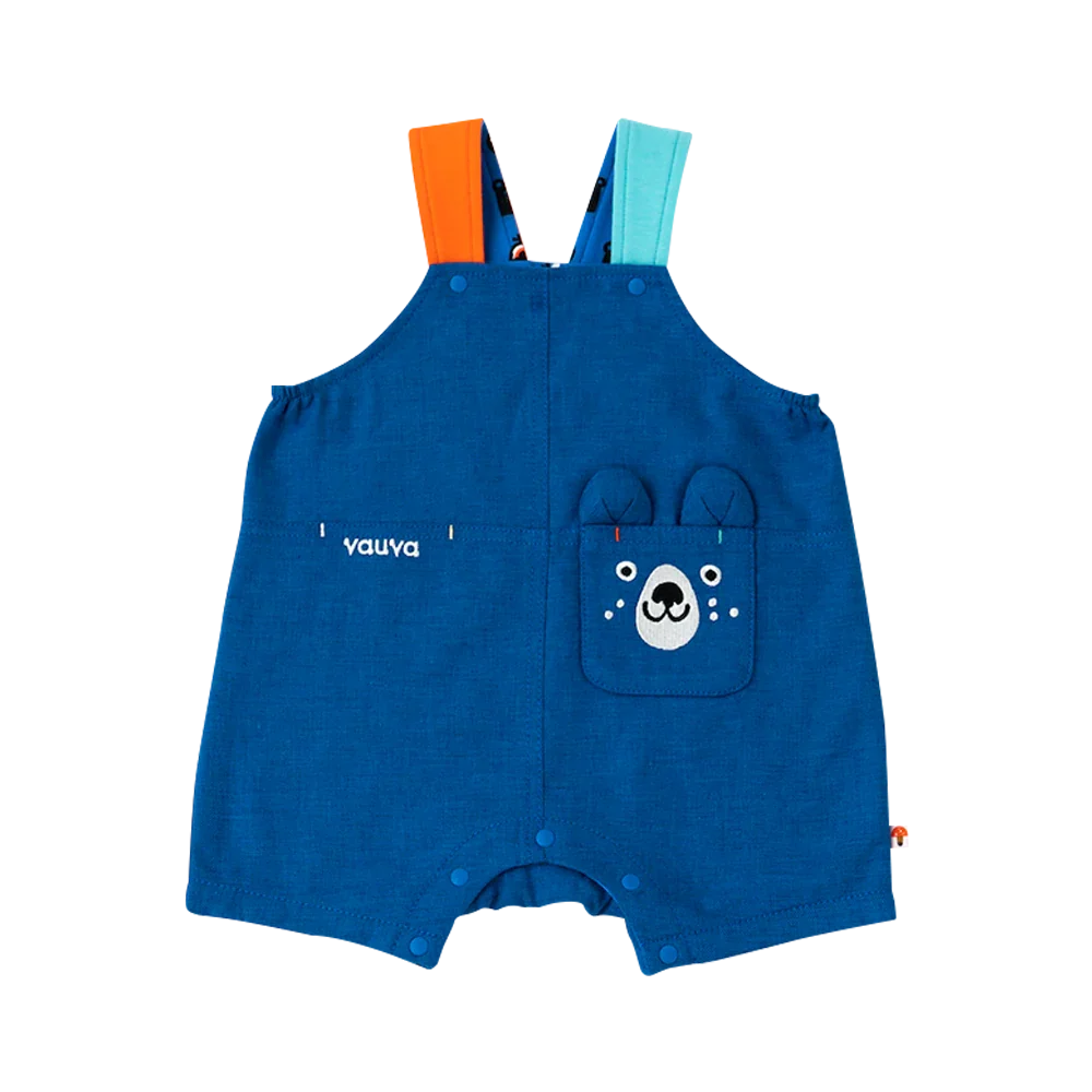 VAUVA Vauva 2022 - Bear Bib Overall Romper