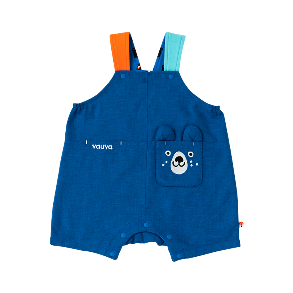 VAUVA Vauva 2022 - Bear Bib Overall Romper