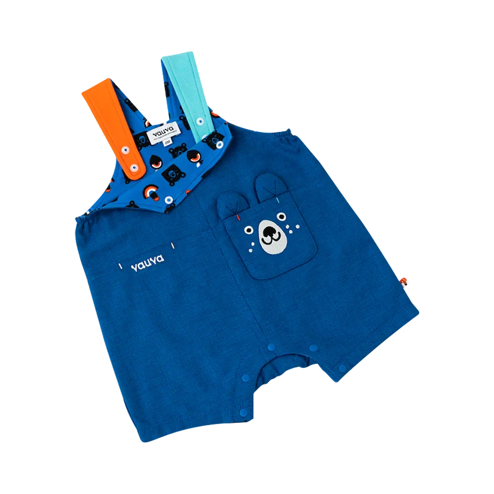 VAUVA Vauva 2022 - Bear Bib Overall Romper