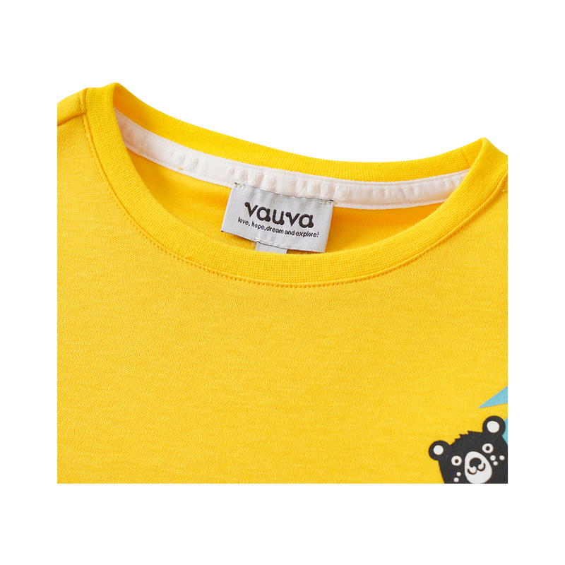 Vauva 2022 Bear Pocket T-Shirt - My Little Korner