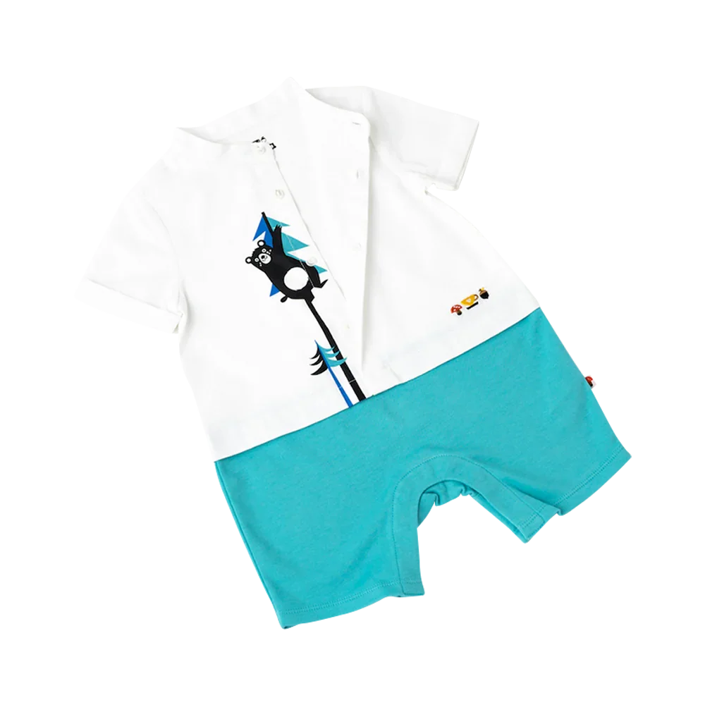 VAUVA Vauva 2022 - Bear short sleeves romper Romper