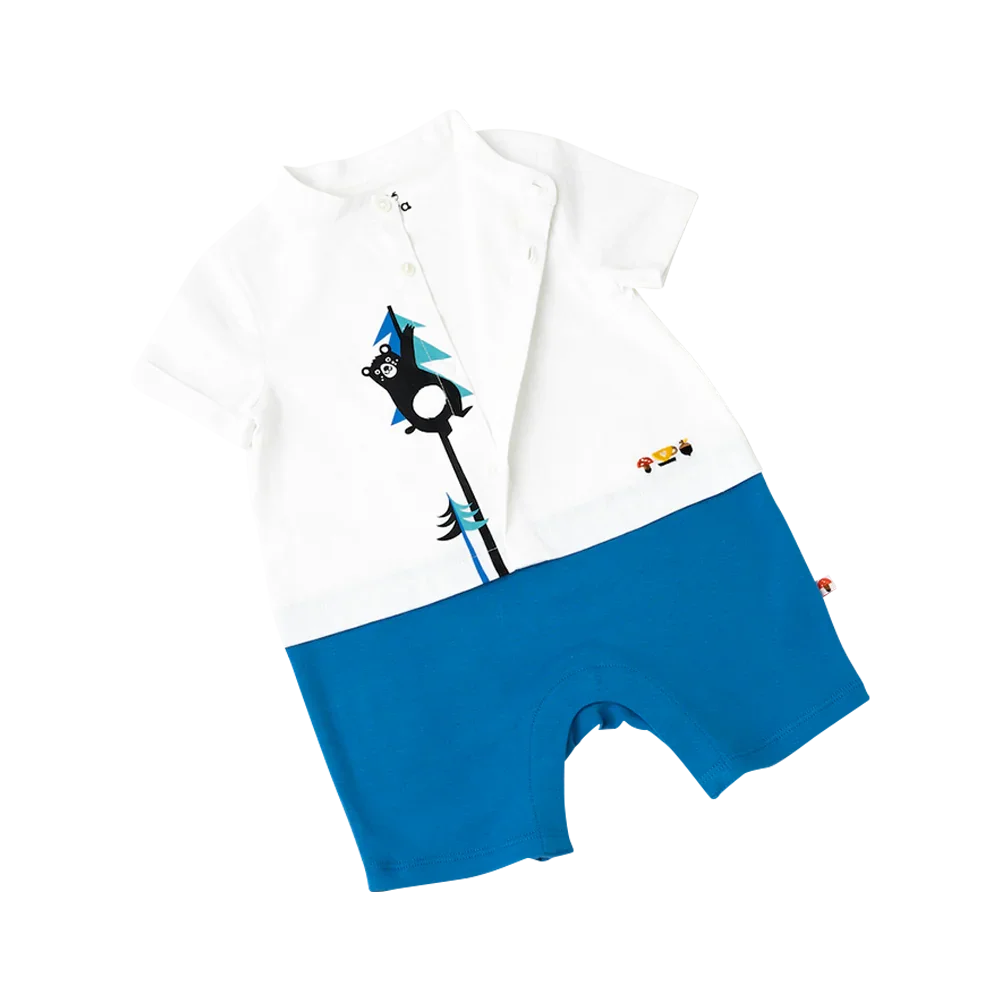 VAUVA Vauva 2022 - Bear short sleeves romper Romper