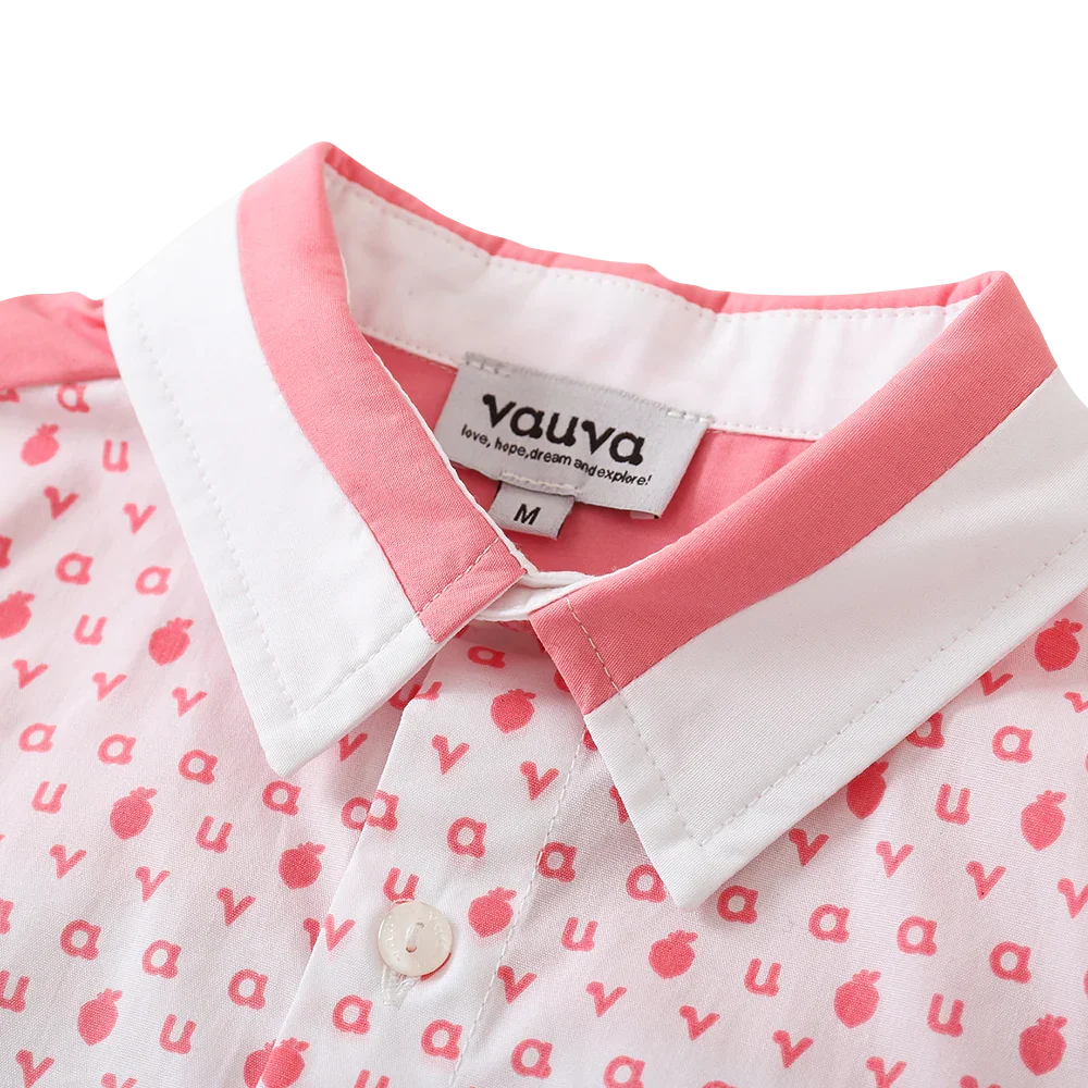 VAUVA Vauva 2022 - Logo Print Shirt/ Shorts Set Suits & Waistcoats