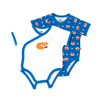 VAUVA Vauva - Organic Cotton Baby 2-Packs Fox-Print Bodysuits Bodysuit