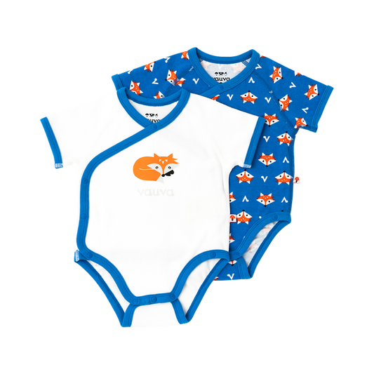 VAUVA Vauva - Organic Cotton Baby 2-Packs Fox-Print Bodysuits Bodysuit