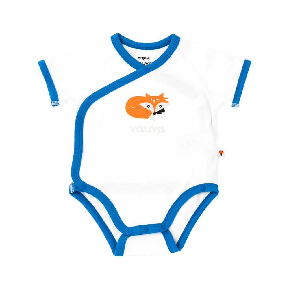 Vauva - Organic Cotton Baby 2-Packs Fox-Print Bodysuits