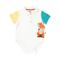 Vauva 2022 - Organic Cotton Baby 2-Packs Fox & Bear Bodysuits