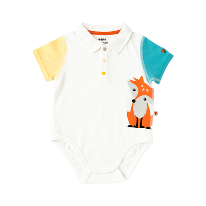 VAUVA Vauva 2022 - Organic Cotton Baby 2-Packs Fox &amp; Bear Bodysuits Bodysuit