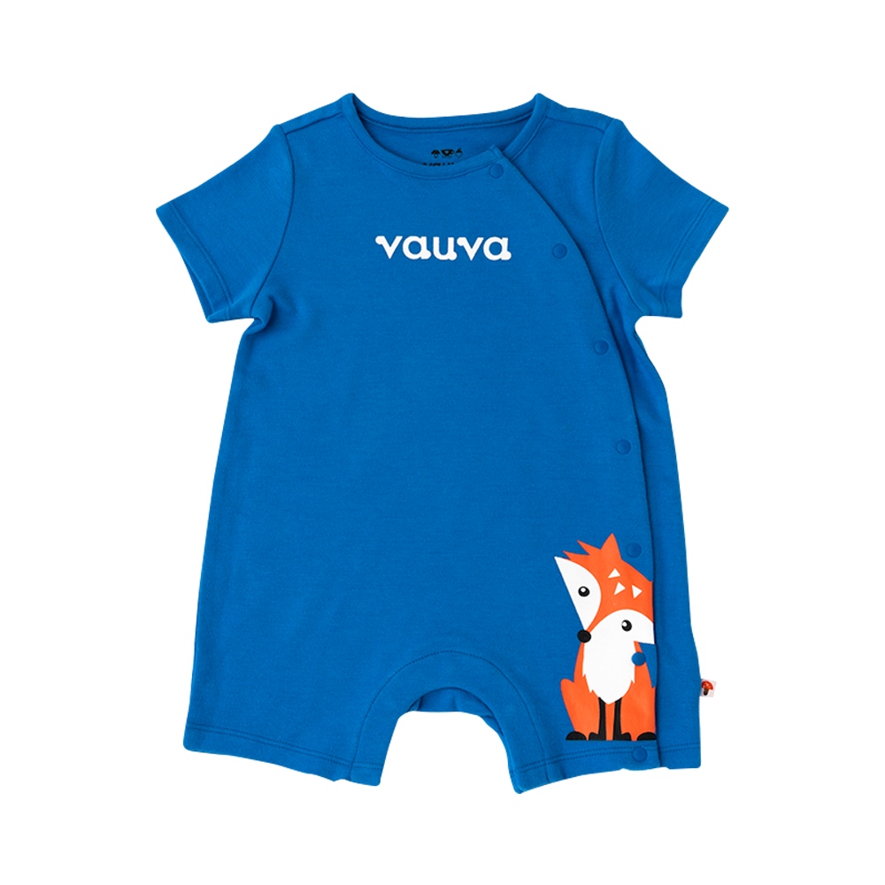 VAUVA Vauva - Organic Cotton Baby 2-Packs Fox & Bear Rompers Romper