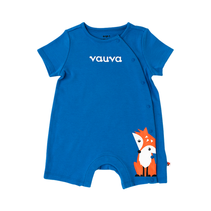 VAUVA Vauva - Organic Cotton Baby 2-Packs Fox &amp; Bear Rompers Romper