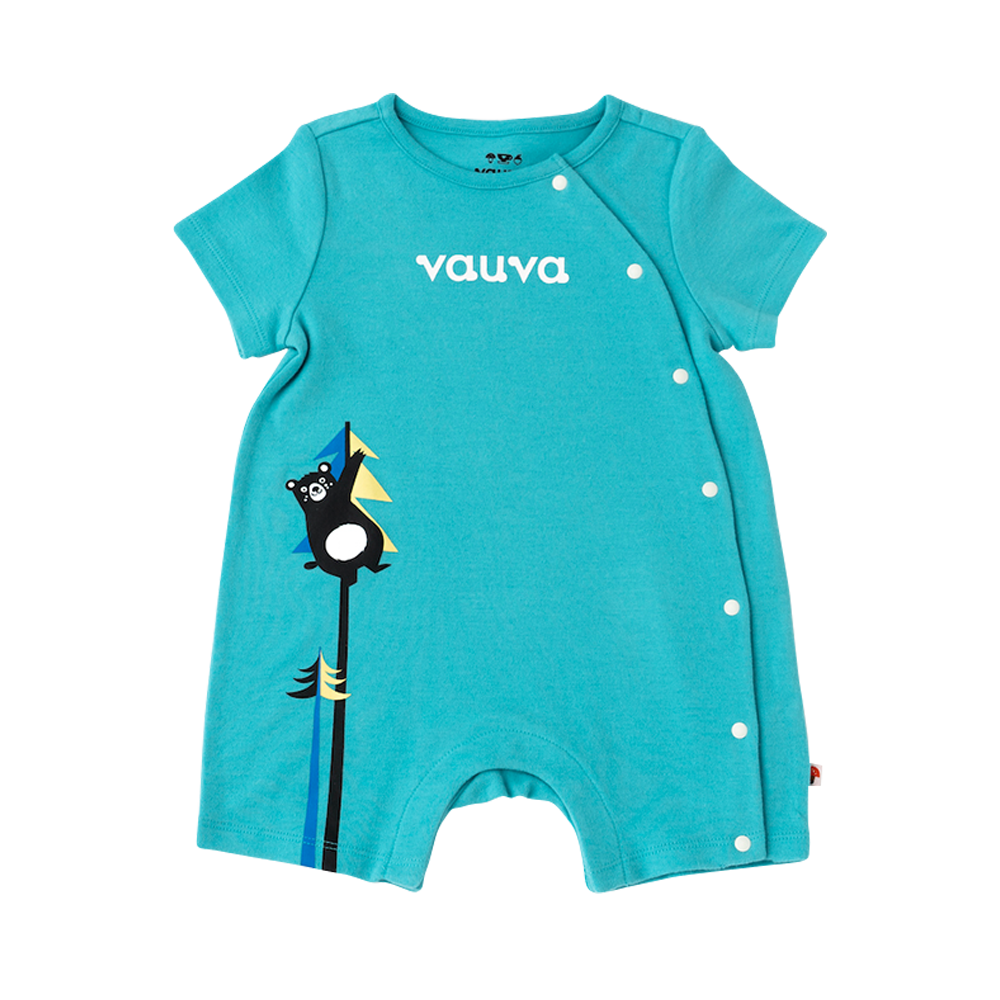 VAUVA Vauva - Organic Cotton Baby 2-Packs Fox &amp; Bear Rompers Romper