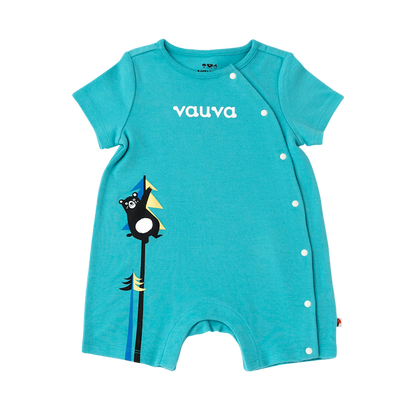 VAUVA Vauva - Organic Cotton Baby 2-Packs Fox &amp; Bear Rompers Romper