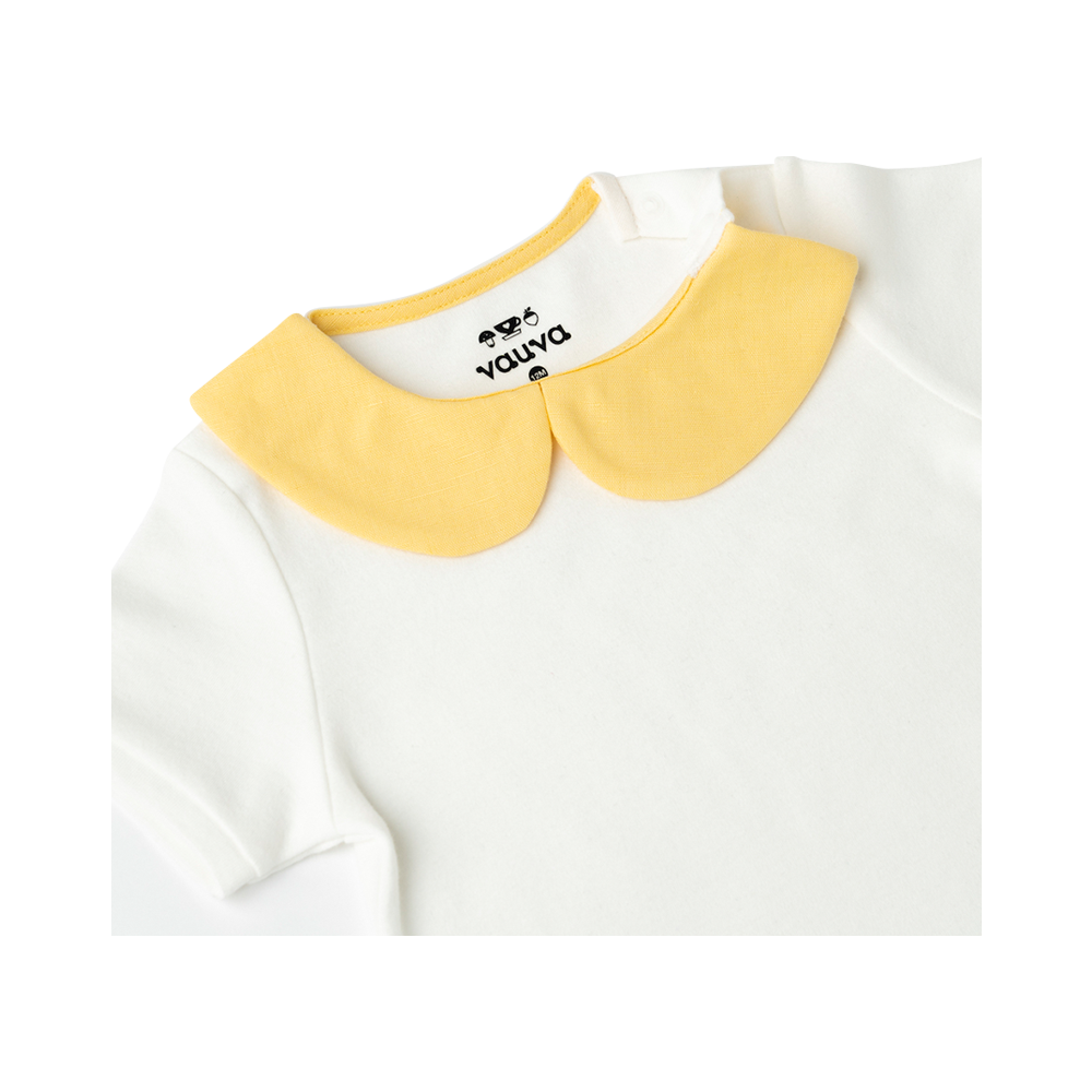 VAUVA Vauva 2022 - Organic CottonPeter Pan Collar Top Tops