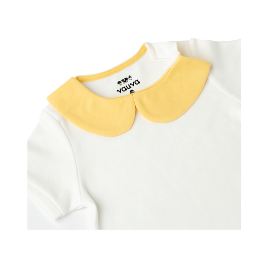 VAUVA Vauva 2022 - Organic CottonPeter Pan Collar Top Tops