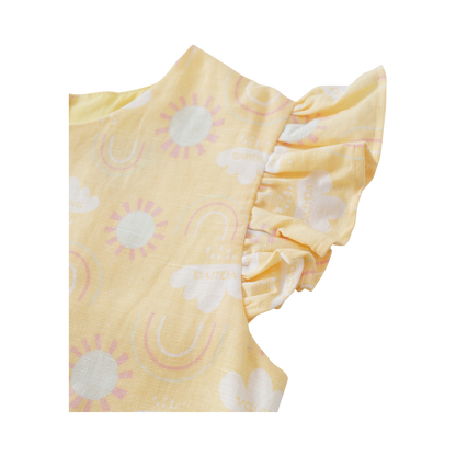 VAUVA Vauva 2022 - Ruffle Sleeves Dress (Yellow) Dresses