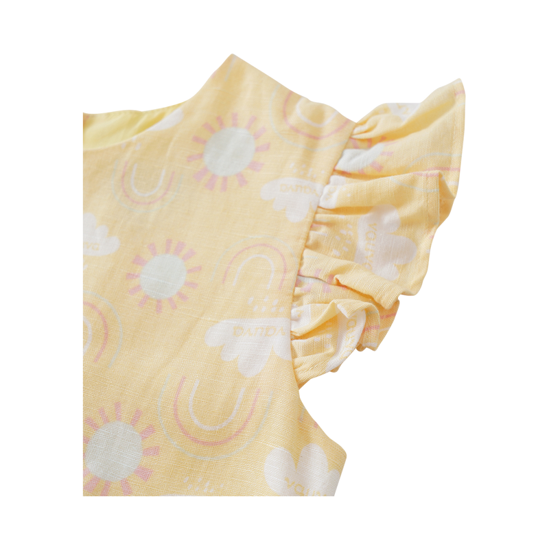 Vauva 2022 - Ruffle Sleeves Dress (Yellow)