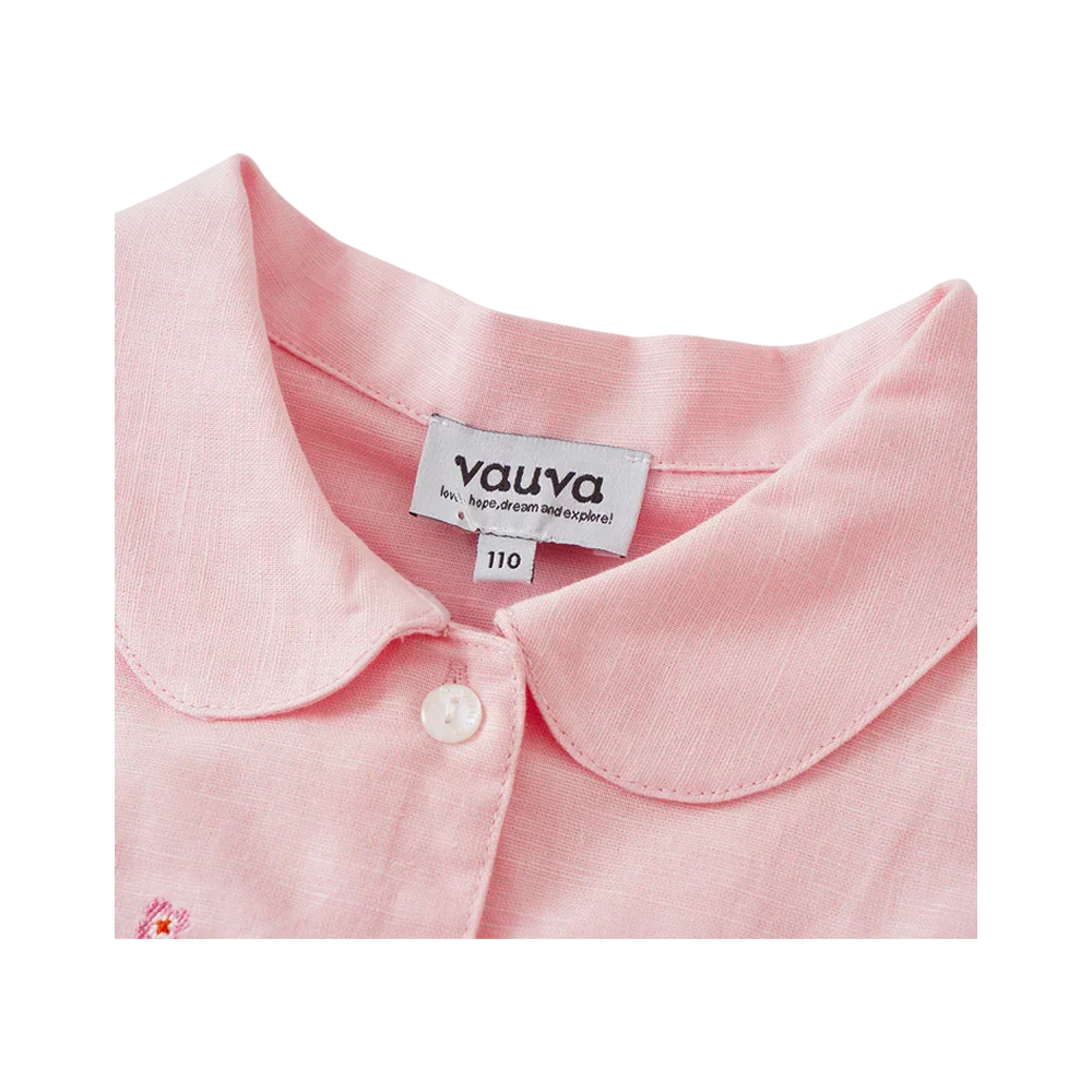VAUVA Vauva 2022 - Short Sleeves Embroidered Shirt Tops
