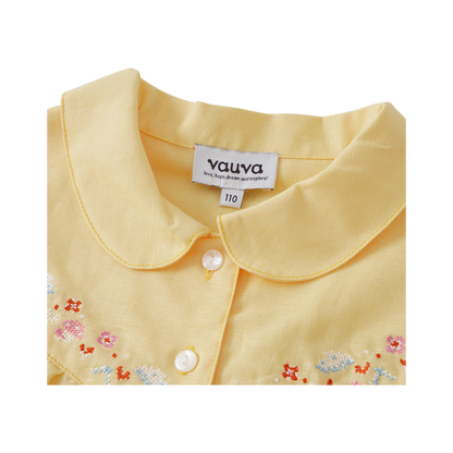 VAUVA Vauva 2022 - Short Sleeves Embroidered Shirt Tops