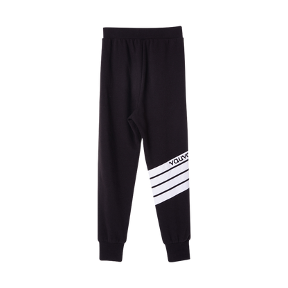 VAUVA Vauva Boys 4 Stripes Causal Long Pants - Black Bottoms