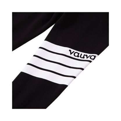 VAUVA Vauva Boys 4 Stripes Causal Long Pants - Black Bottoms