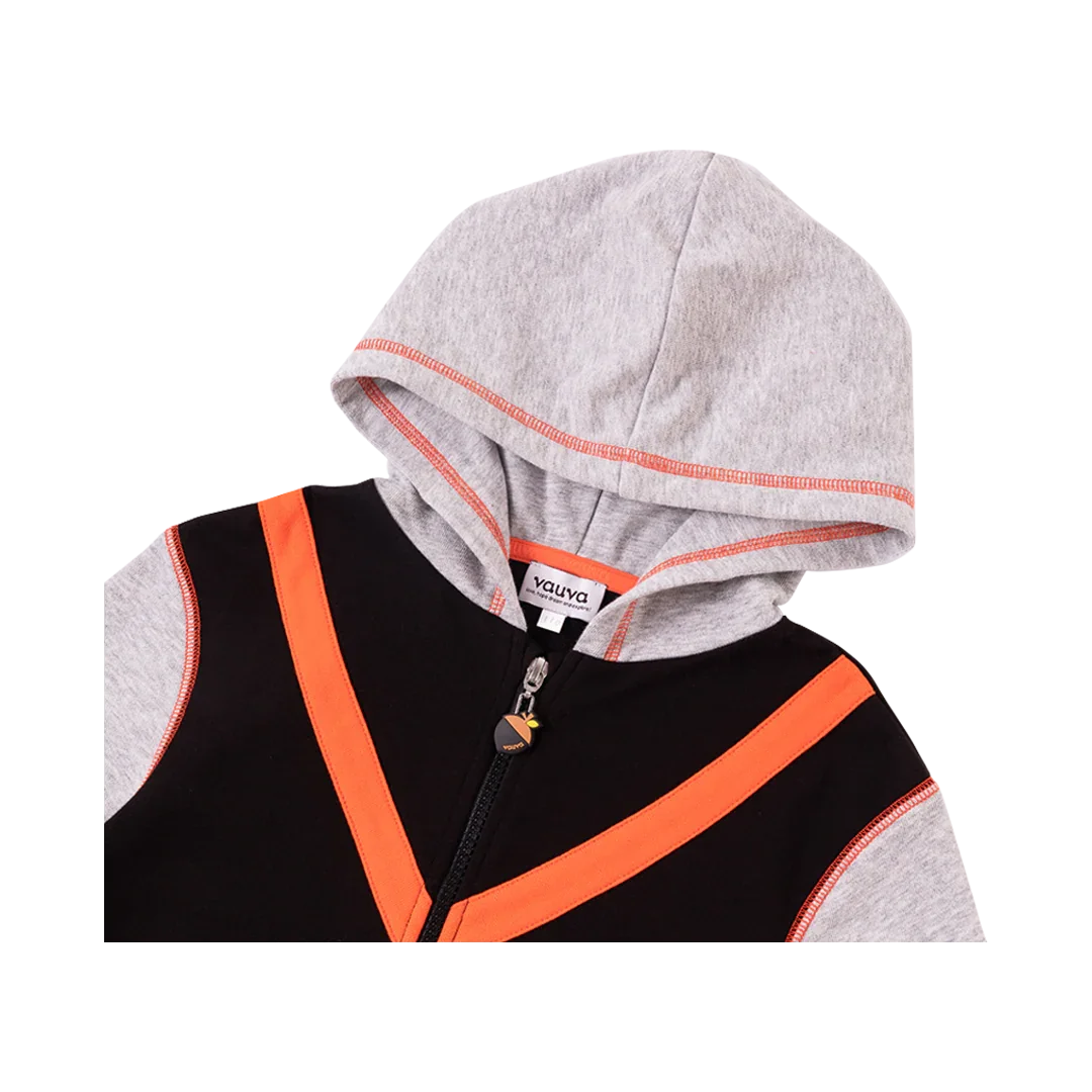 VAUVA Vauva Boys Black and Grey Basic Jacket Coat & Jacket