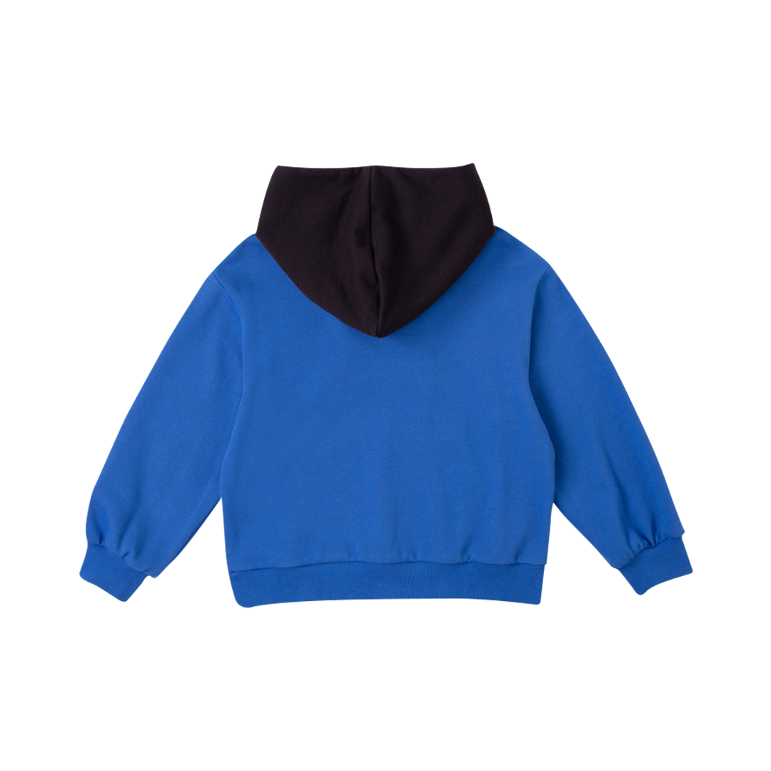 VAUVA Vauva Boys Buttons with Pocket Hoodie - Blue Hoodies