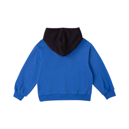 VAUVA Vauva Boys Buttons with Pocket Hoodie - Blue Hoodies