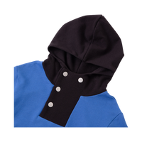 Vauva Boys Buttons with Pocket Hoodie - Blue - My Little Korner