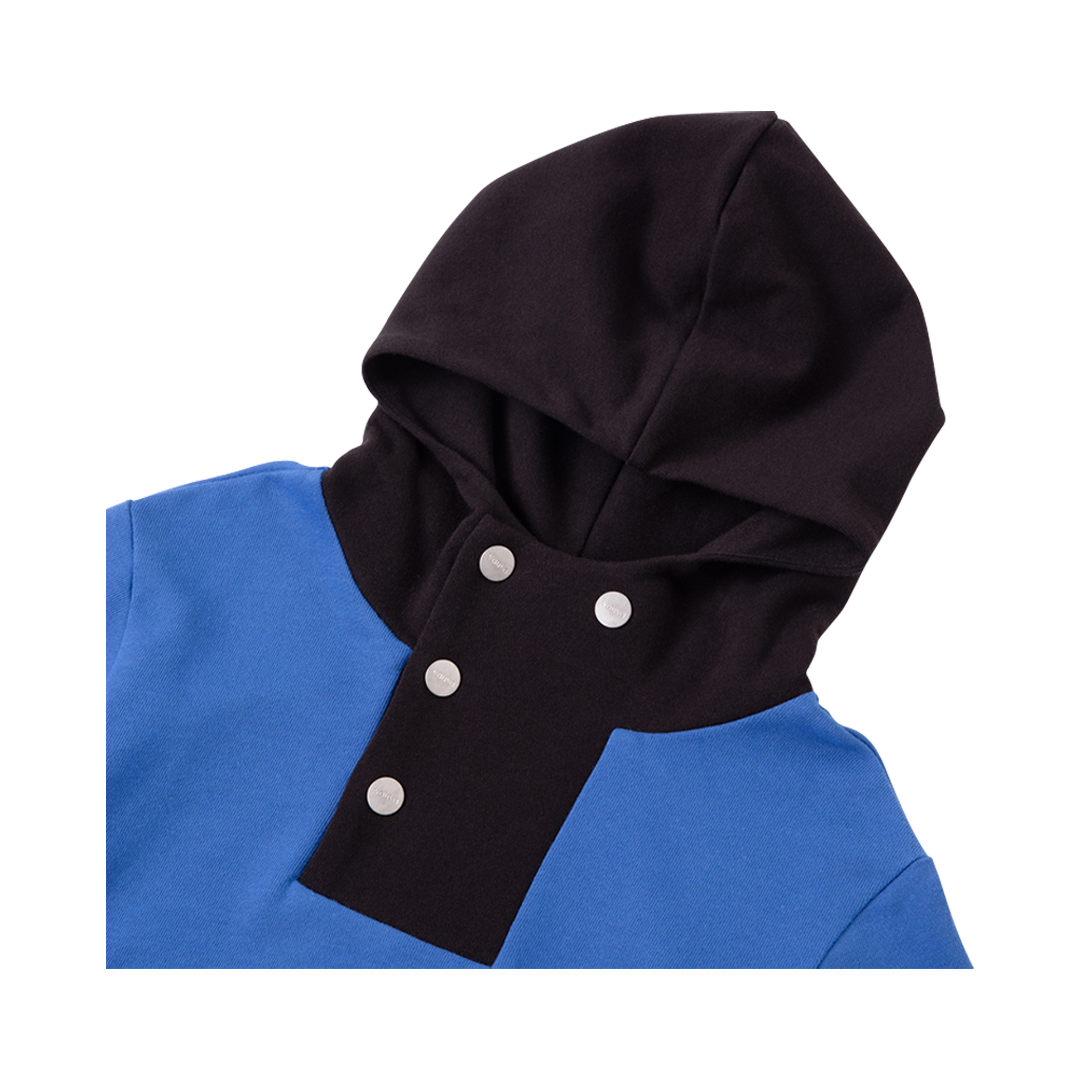 VAUVA Vauva Boys Buttons with Pocket Hoodie - Blue Hoodies