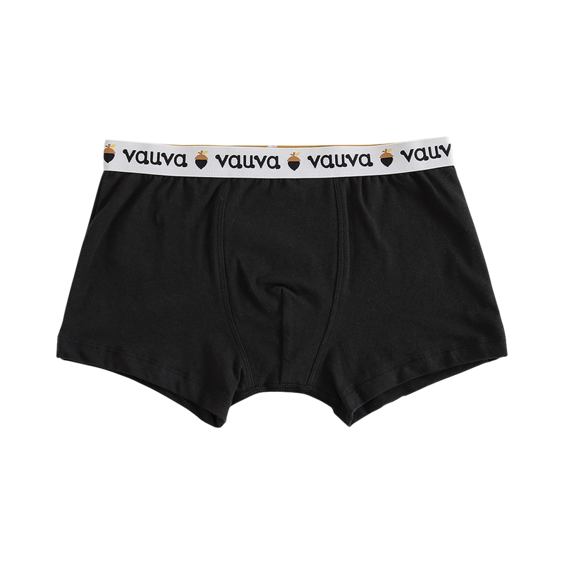 Vauva Boys Organic Cotton Underwear (Boxers) - Vauva Black - My Little Korner