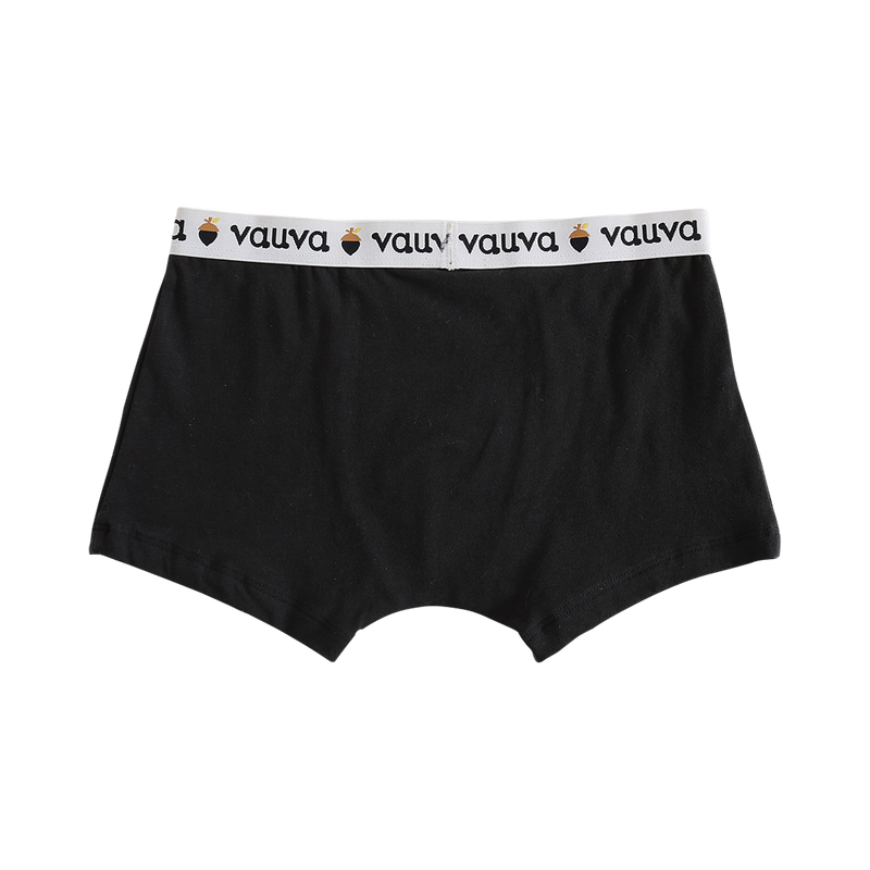 Vauva Boys Organic Cotton Underwear (Boxers) - Vauva Black
