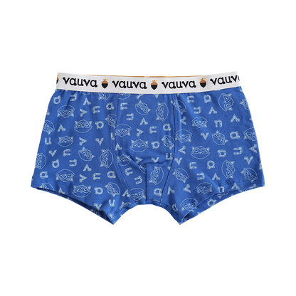 VAUVA Vauva Boys Organic Cotton Underwear (Boxers) - Vauva Blue / Grey Underwear