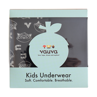Vauva Boys Organic Cotton Underwear (Briefs) - Vauva Black - My Little Korner