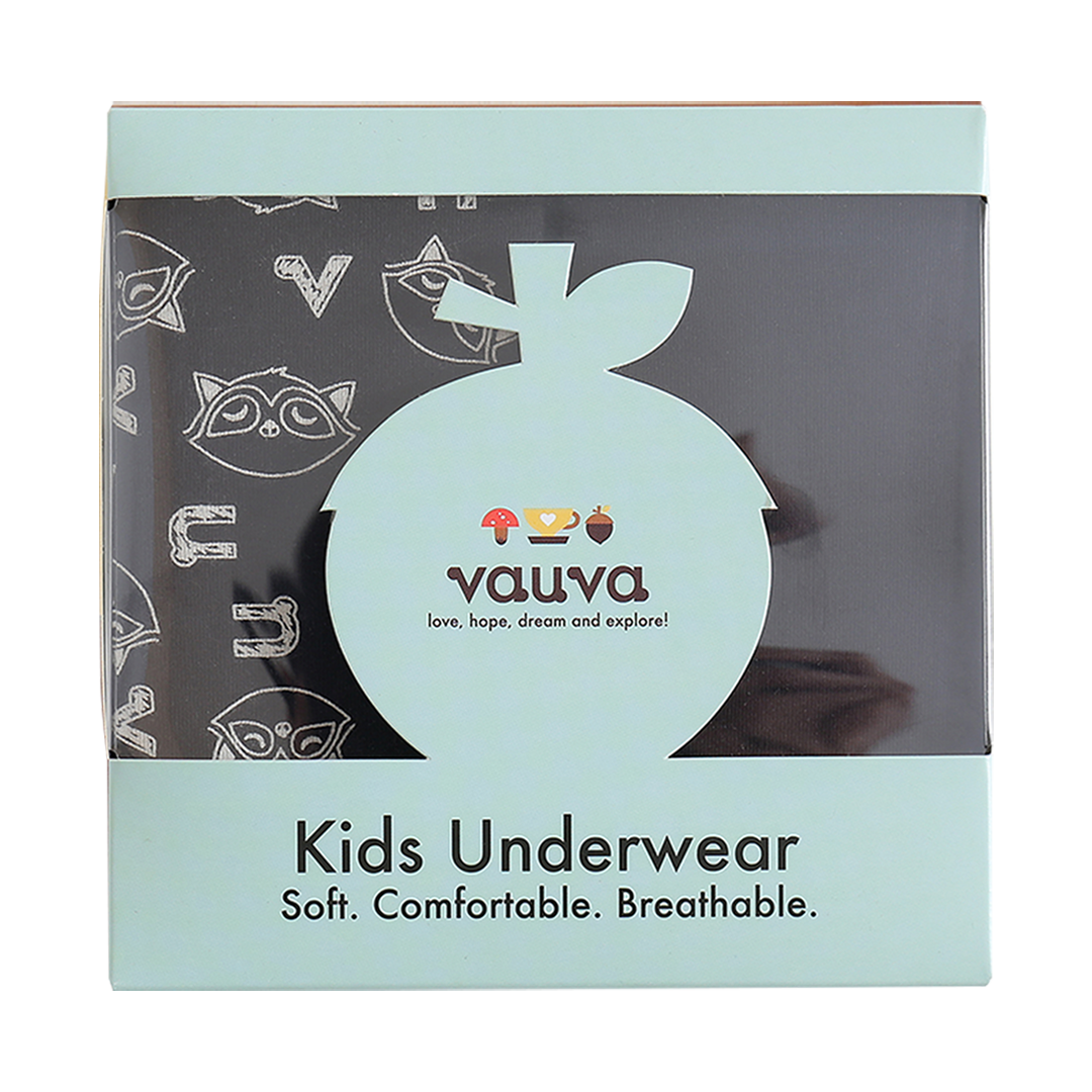 VAUVA Vauva Boys Organic Cotton Underwear (Briefs) - Vauva Black Underwear