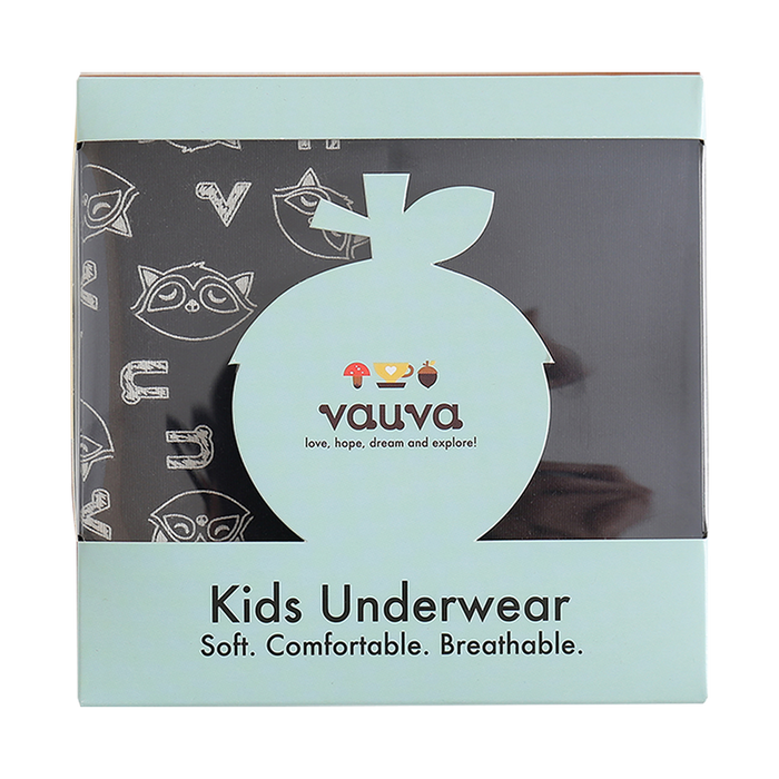 VAUVA Vauva Boys Organic Cotton Underwear (Briefs) - Vauva Black Underwear