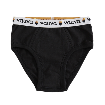 VAUVA Vauva Boys Organic Cotton Underwear (Briefs) - Vauva Black Underwear