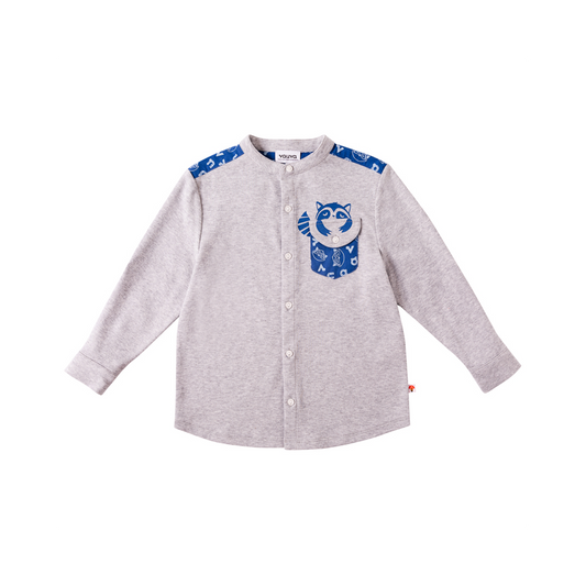 VAUVA Vauva Boys Raccoon Jacket - Grey Coat & Jacket