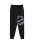 VAUVA Vauva Boys Raccoon Love Dream Hope Explore Causal Long Pants - Black Bottoms