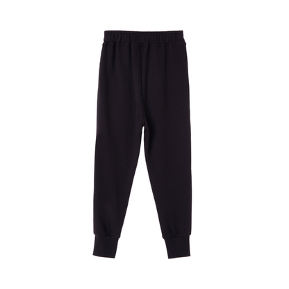 VAUVA Vauva Boys Raccoon Love Dream Hope Explore Causal Long Pants - Black Bottoms