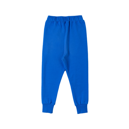 VAUVA Vauva Boys Raccoon Love Dream Hope Explore Causal Long Pants - Blue Bottoms