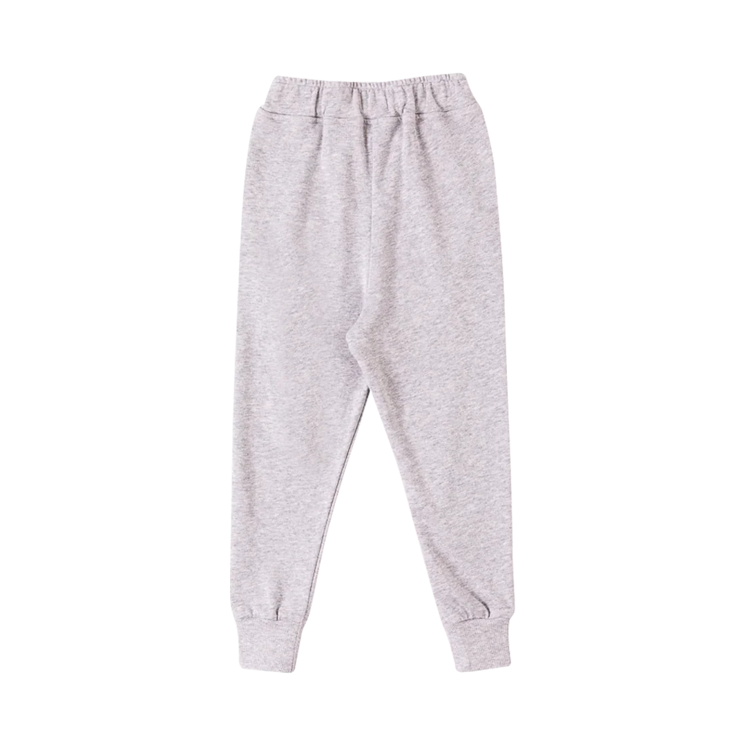 VAUVA Vauva Boys Raccoon Love Dream Hope Explore Causal Long Pants - Grey Bottoms