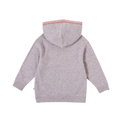 VAUVA Vauva Boys Raccoon Love Dream Hope Explore Hoodie - Grey Hoodies