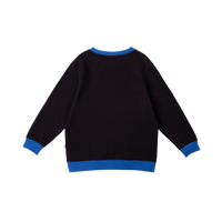 Vauva Boys Raccoon Marvelous Sweatshirt - Black