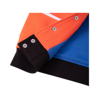 Vauva Boys Smart Jacket with Grid Sleeves - Orange