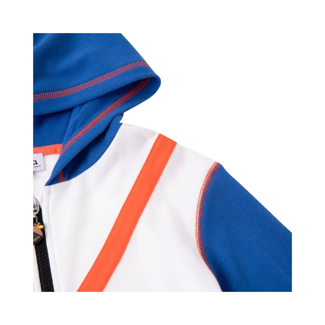 VAUVA Vauva Boys White and Blue Basic Jacket Coat & Jacket